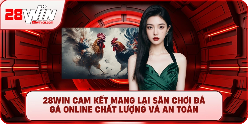 Đá Gà Online - Kinh Nghiệm Chơi Thắng Lớn Tại 28Win 5 28Win cam kết mang lại sân chơi đá gà online chất lượng và an toàn
