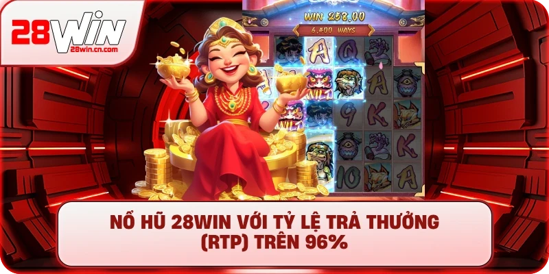 Nổ Hũ 1 Nổ Hũ 28Win với tỷ lệ trả thưởng (RTP) trên 96%